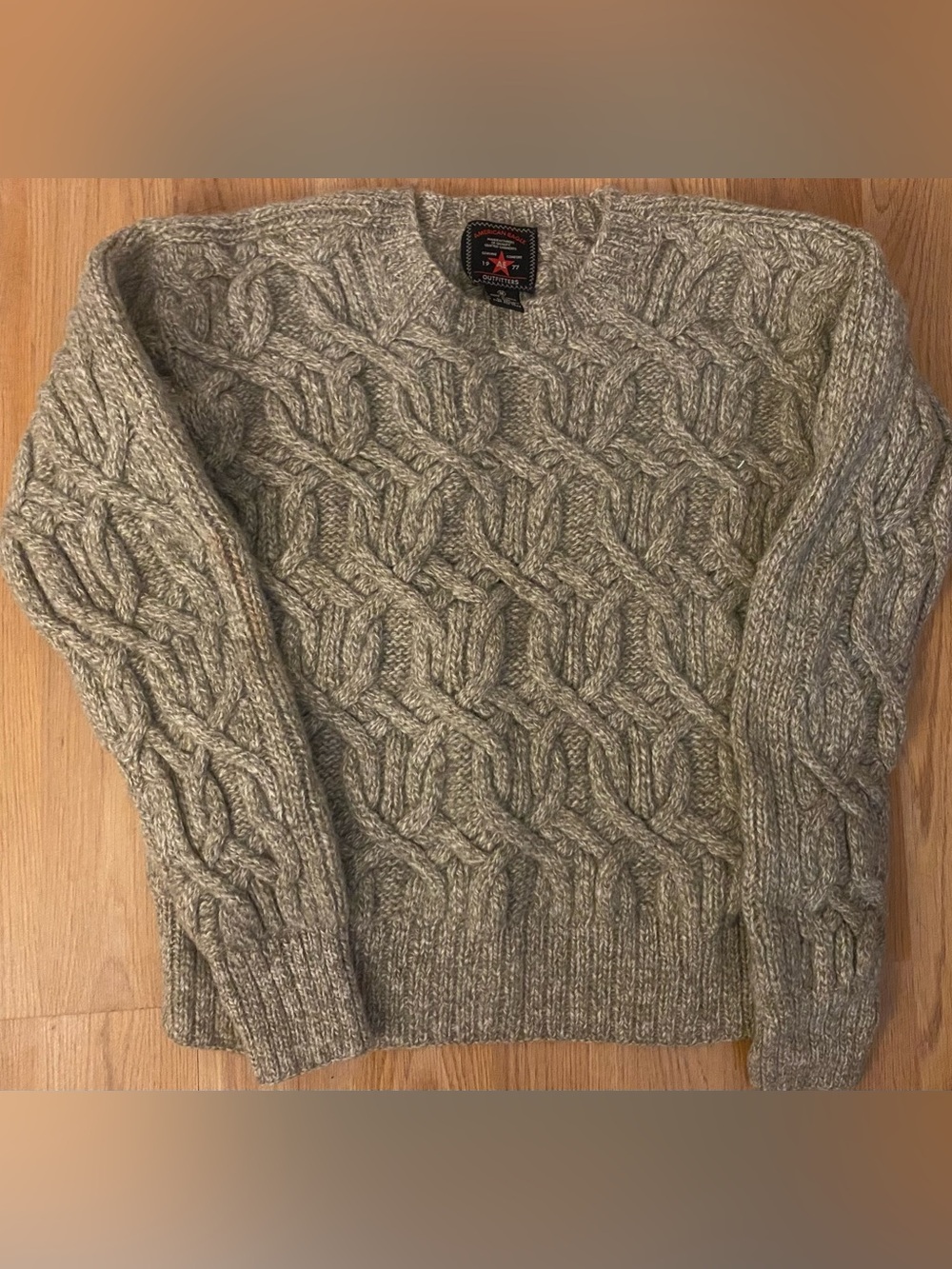 American Eagle 100% Wool Shetland Sweater